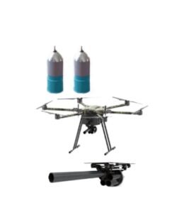 Cloud Aviation Technology (Suzhou) Co., Ltd. 38MM UAV/Robot Window-Breaking Launcher (Spring Firing Pin / 5-Round Magazine / 5km Remote Control)